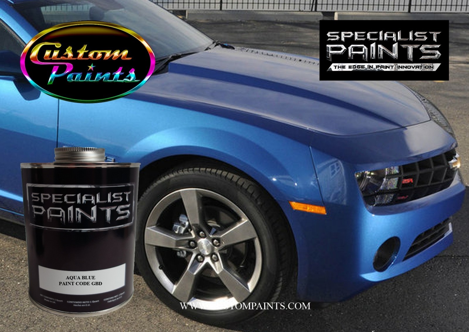 Chevrolet Aqua Blue Paint Code Gbd Urethane Based Automotive