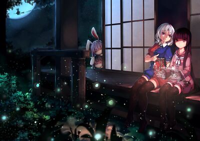 Anime touhou hei yan m82a1 houraisan kaguya inaba  Custom Playmat Mat Pad