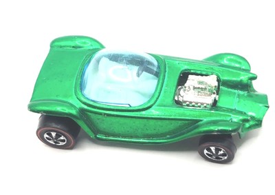 1968 Beatnik Bandit Green color White Interior GC Redline HotWheels Cars 