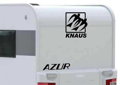 Knaus Azur Wohnmobil Camper 4x Aufkleber Wohnwagen Caravan Sticker Aufkleber
