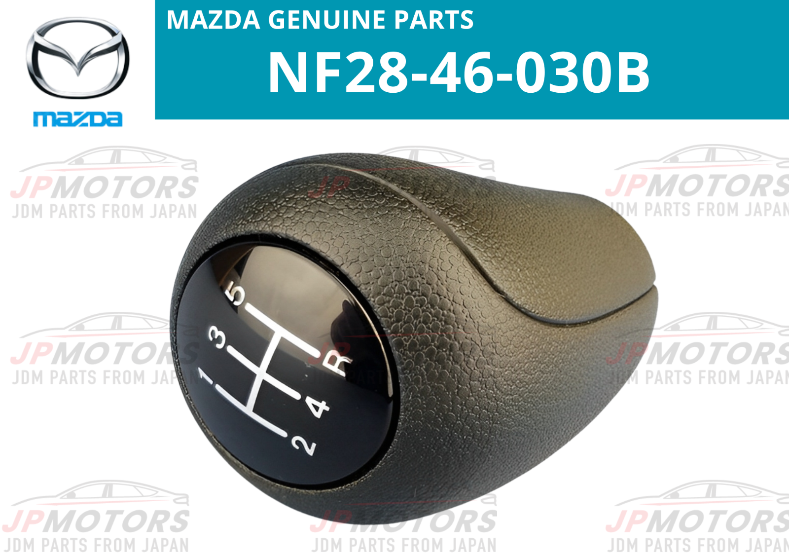 MAZDA GENUINE MX-5 MX-6 MIATA 626 5-Speed Shift Knob Black Lever
