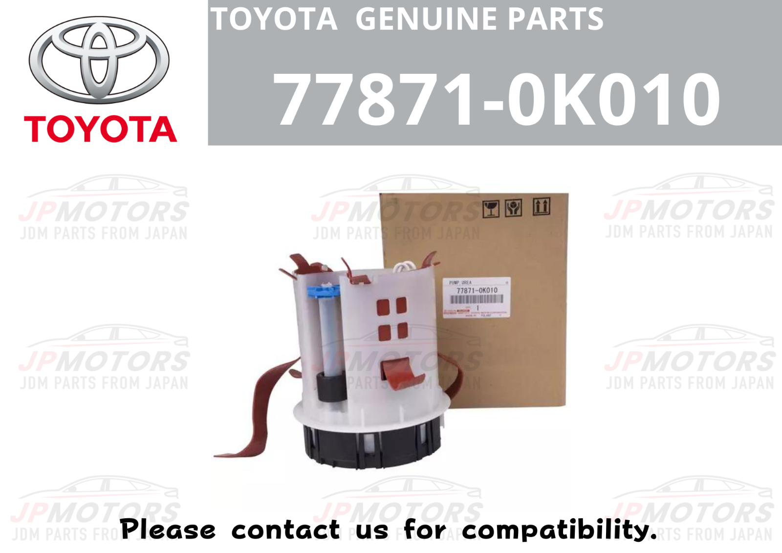 ぼく TOYOTA Genuine LAND CRUISER PRADO 150 Adblue Pump Urea 77871