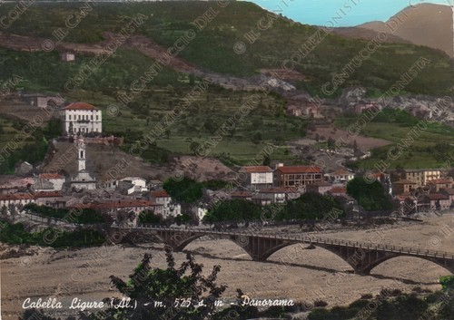 Cabella Ligure panorama Alessandria Cartolina - Picture 1 of 2