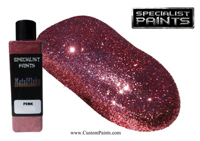 PINK Metal Flake 6oz Small - 004 Hex, HOK, Chopper, plasti dip, Automotive
