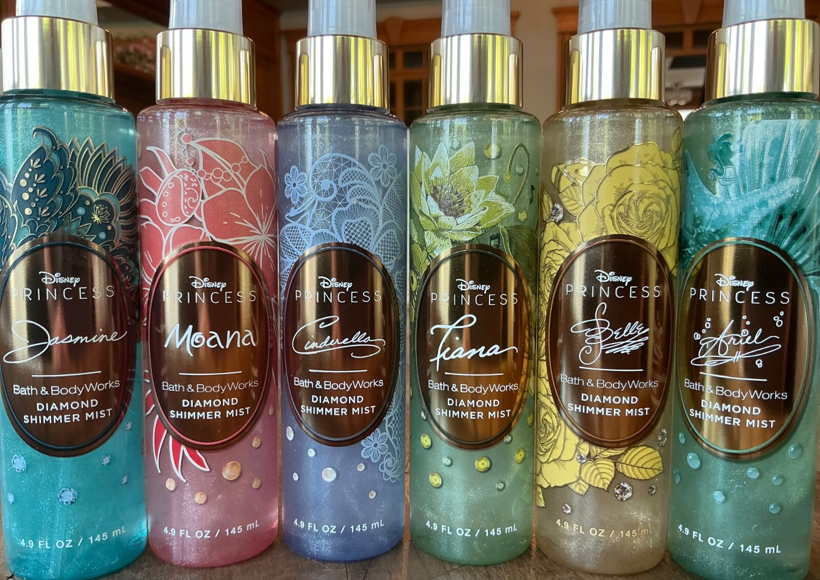 Bath&bodyworks ディズニープリンセス ボディミスト １１本セット Bath & Body Works DISNEY Princess Complete Collection Fine