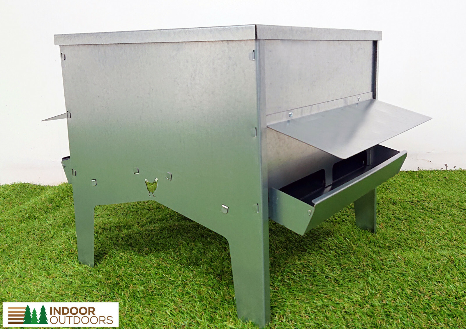 Large Chicken Poultry Feeder Hopper with Roof UK Manufactured eBay