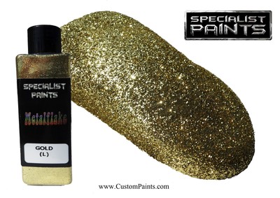 GOLD Metal Flake 6oz Large - .015 Hex Custom HOK Automotive plasti dip