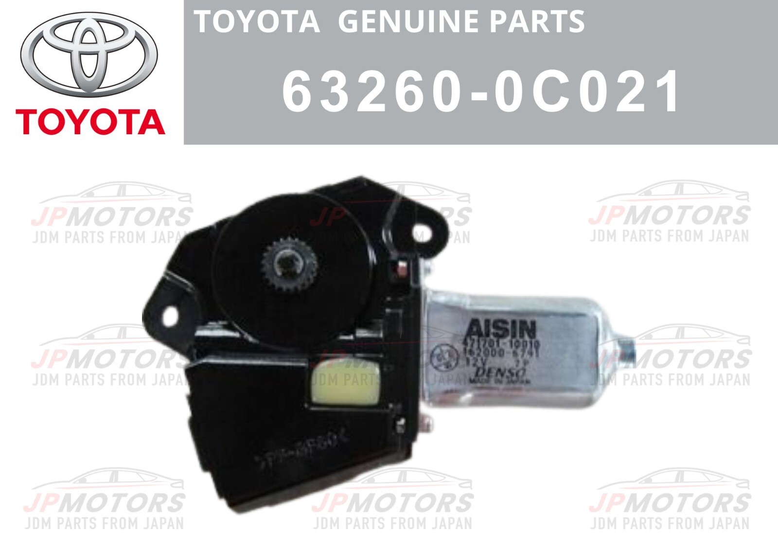 TOYOTA Genuine TUNDRA SEQUOIA 2007-22 Sliding Sunroof Motor