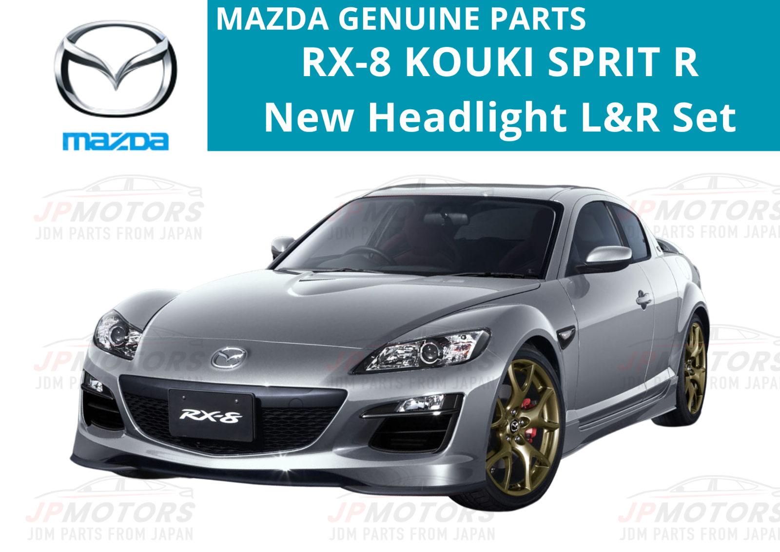 MAZDA Genuine RX8 SE3P KOUKI SPRIT-R Headlight L&R set NEW