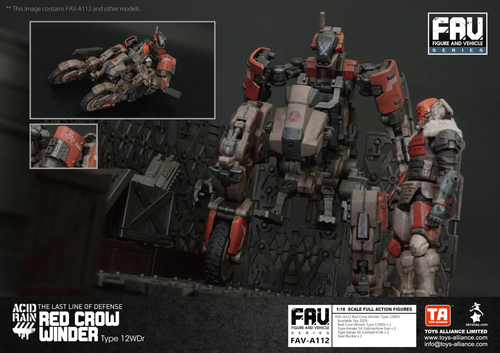 In Stock) TOYS ALLIANCE x Acid Rain FAV-A112 Red Crow Winder