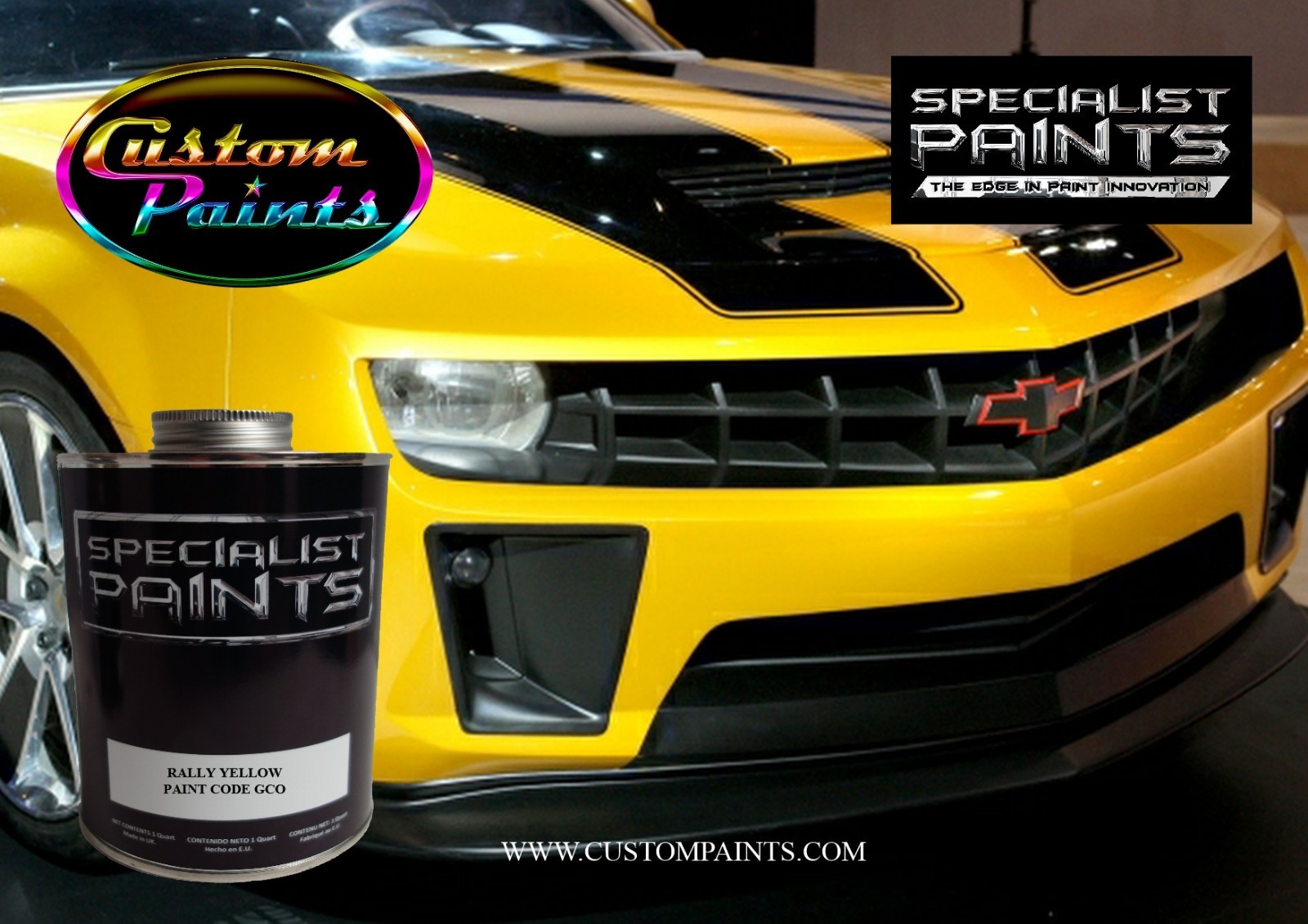 Chevrolet Rally Yellow Paint Code Gco Urethane Based Automotive