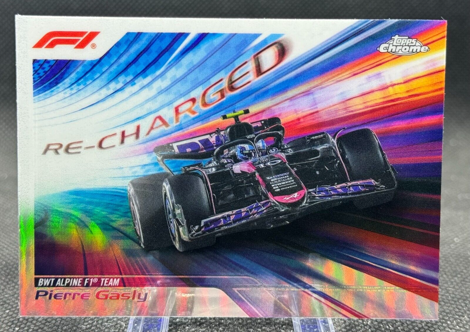 Pierre Gasly 2024 Topps Formula 1 F1 Chrome Re-Charged #RSCH Pierre Gasly 2024 Topps Formula 1 F1 Chrome Re-Charged #RSCH