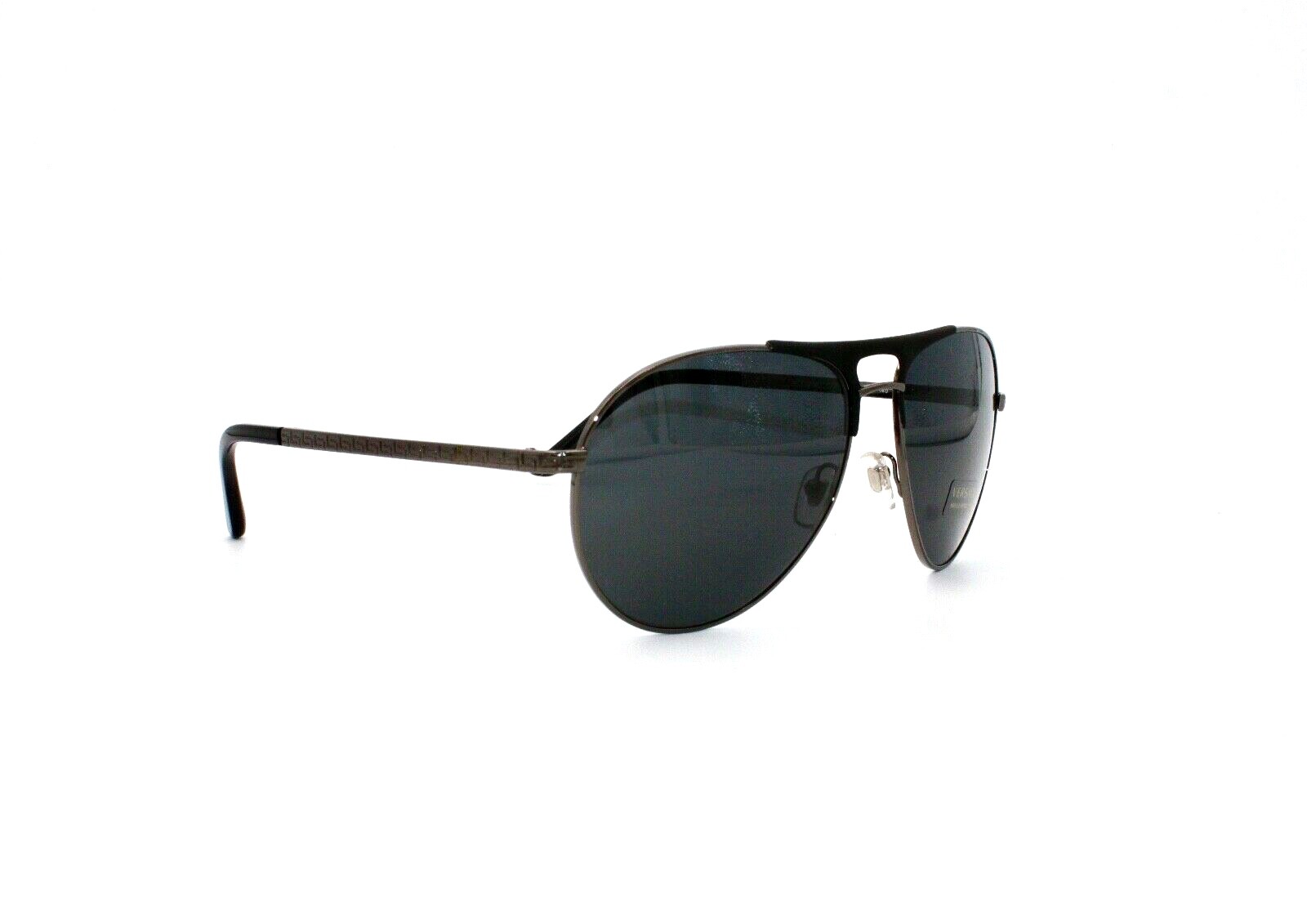 Pre-owned Versace Sunglasses Mod 2164 1001/87 60-15 140 3n Made In Italy In Gray