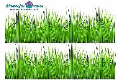 Grass Border / Ribbon Edible Icing or Wafer Sheet x 2