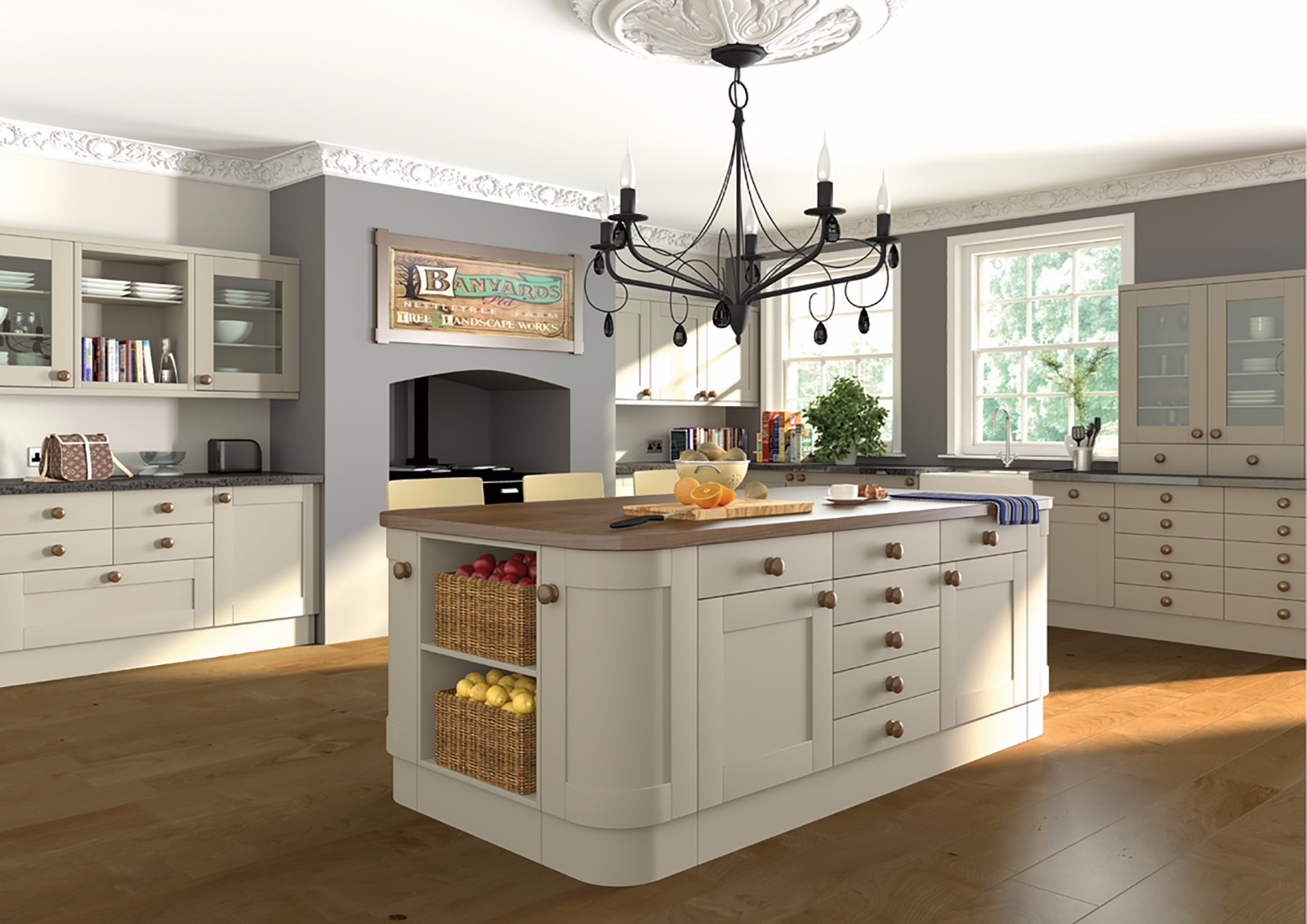 New High Quality White Shaker Wood Grain Replacement Kitchen Doors Ebay