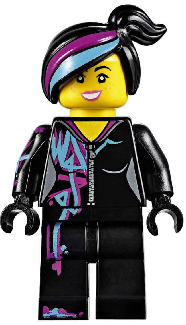 ルヴィー NEW The LEGO Movie 2 Lucy Wyldstyle Minifigure with Smile