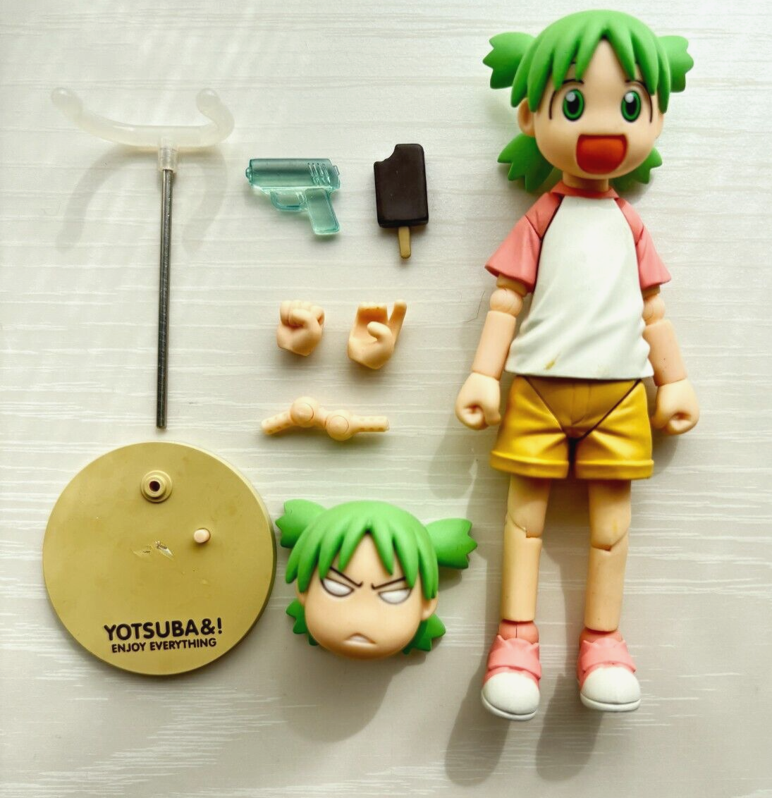 KAIYODO Yotsuba リボルテックフィギュア Yotsubato Revoltech Action Figure Yotsuba Kaiyodo Japan No