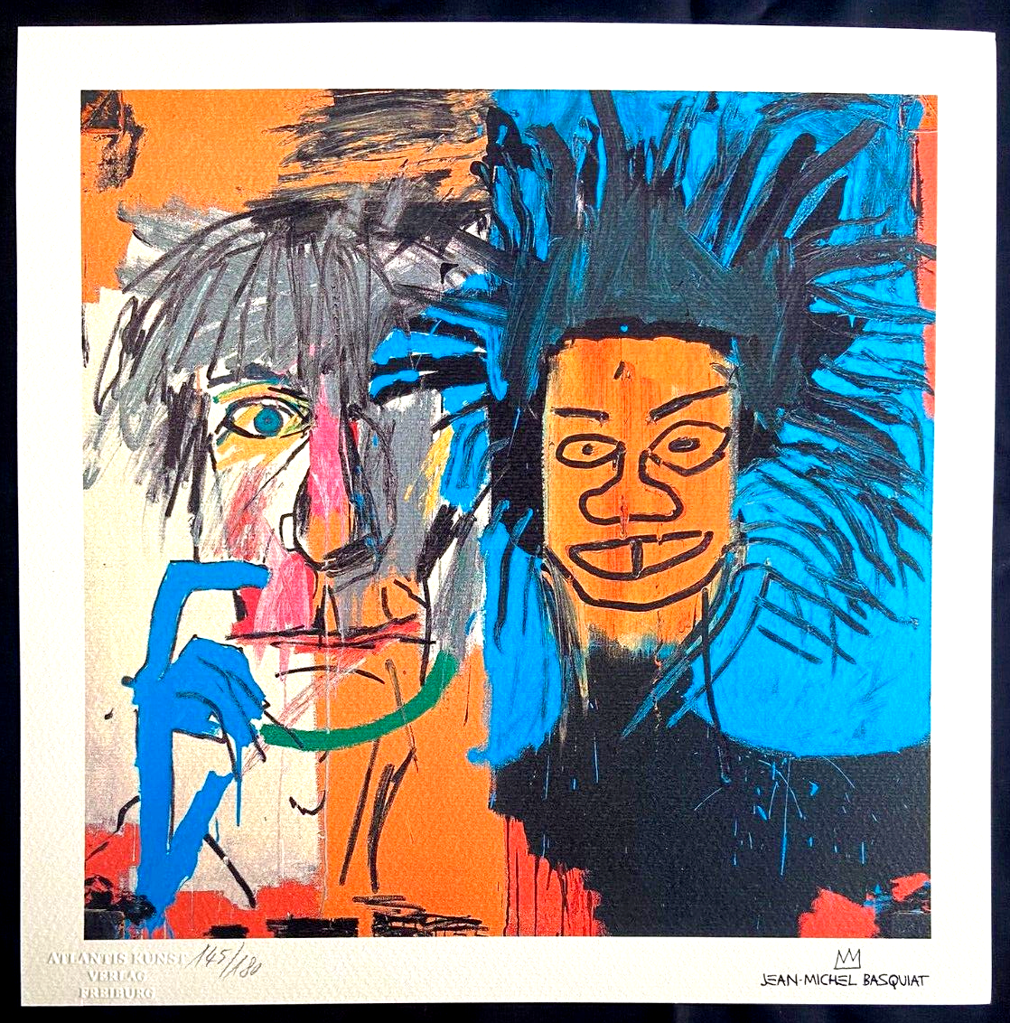 Andy Warhol Jean-Michel Basquiat COA Signed Numbered By Hand Andy Warhol Jean-Michel Basquiat COA Signed Numbered By Hand
