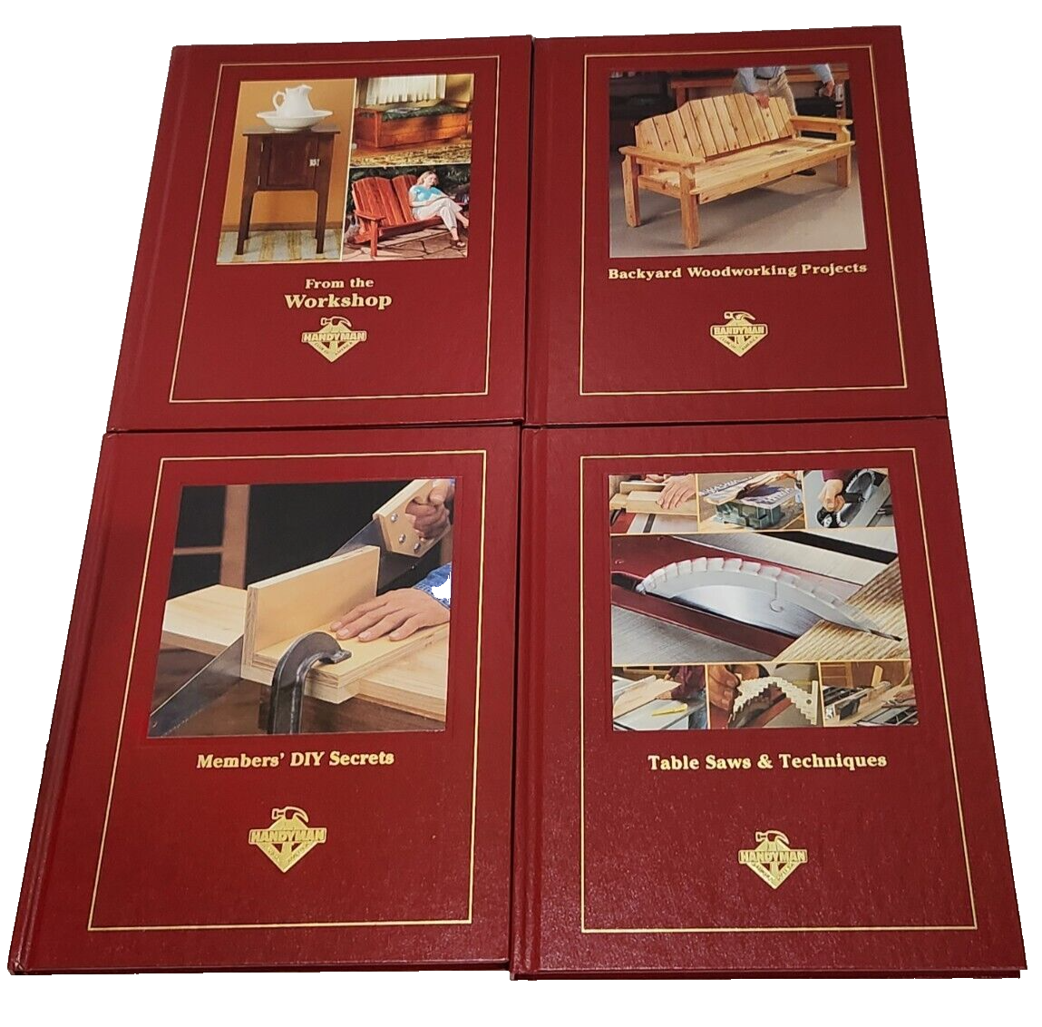 Handyman Club of America Hardcover Books Home Repair Remodeling Wood Lot of 24