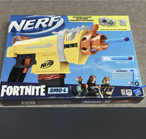 Fornite X Nerf SMG-L Submachine-Gun-Legendary Motorized Dart