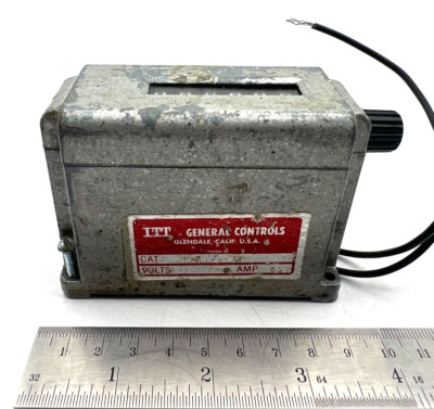 Vintage ITT GENERAL CONTROLS Mechanical 6 Digit Counter CE600AS602 120V 40ct/sec