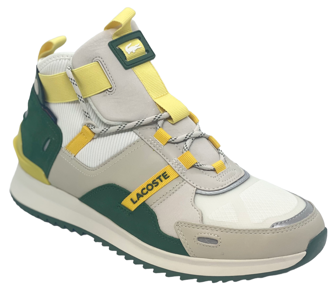 【新品】LACOSTE ラン ブレーカー RUN BREAKER26.5cm Men's Lacoste Run Breaker Leather Color-Pop Outdoor Shoe Off