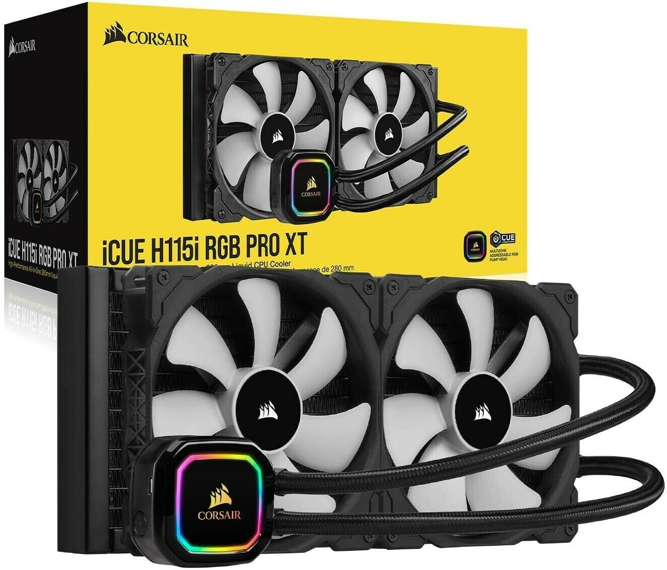 Corsair iCUE H115i RGB PRO XT Dual 140mm TR4/AM4 Liquid