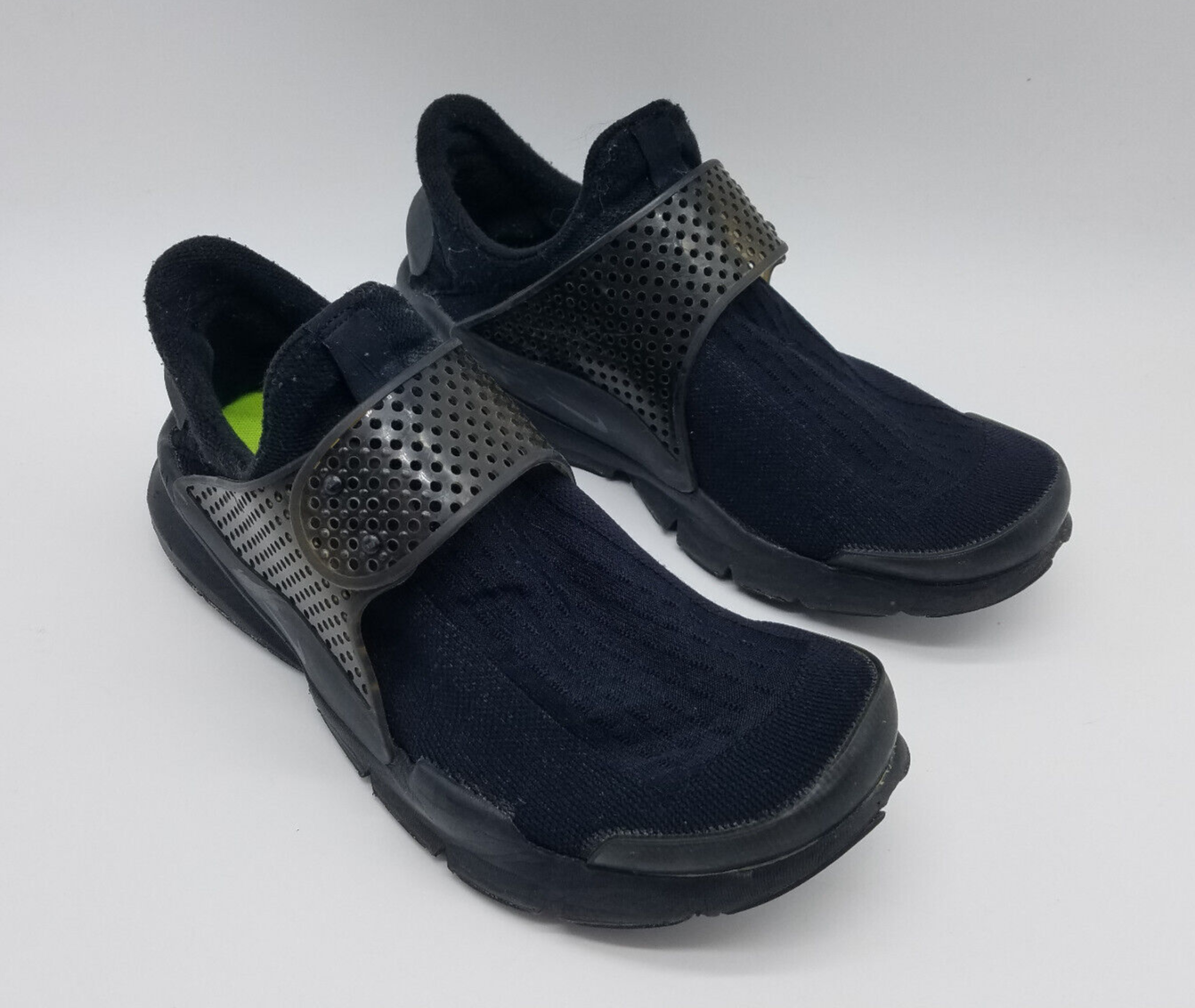Nike Sock Dart Men's Size 9 Running Shoes Triple Black