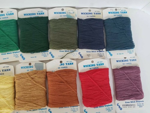 26 skein Lot Of Wicking Yarn Multiple Colors pearl cotton