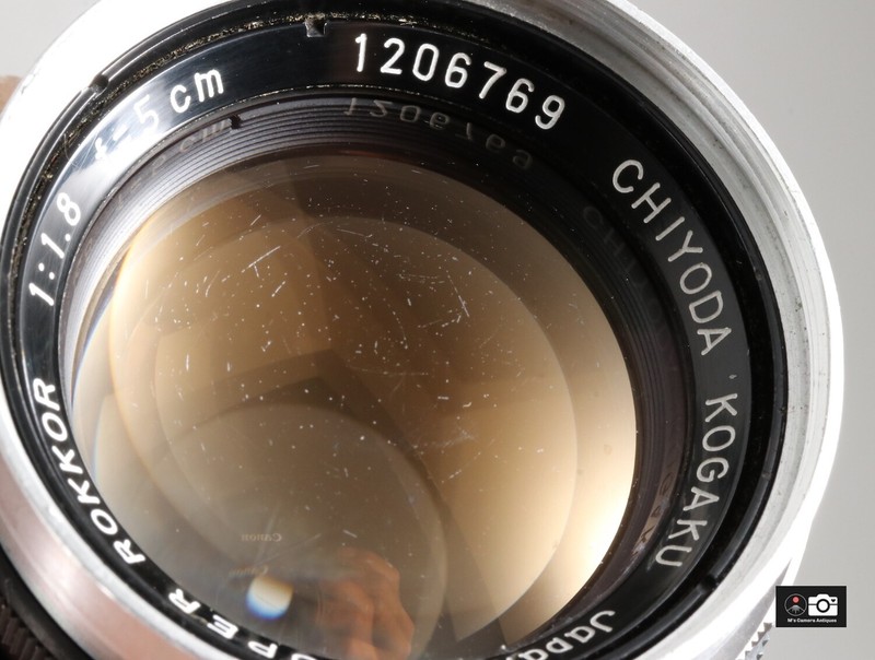 CLA'd, Rare CHIYODA KOGAKU SUPER ROKKOR 5cm F/1.8 L39 Lens