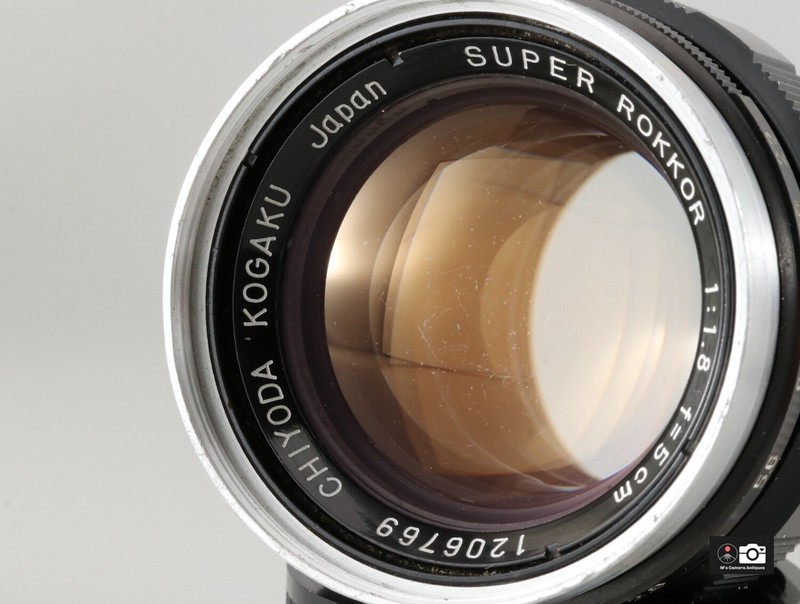 CLA'd, Rare CHIYODA KOGAKU SUPER ROKKOR 5cm F/1.8 L39 Lens