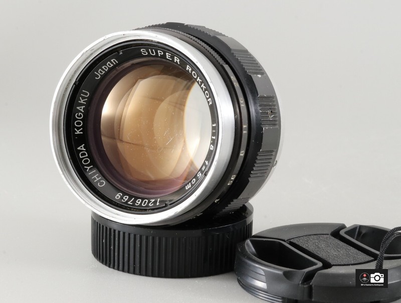 Chiyoda Kogaku SUPER ROKKOR 5cm F1.8Ｌ３９ CLA'd, Rare CHIYODA KOGAKU SUPER ROKKOR 5cm F/1.8 L39 Lens