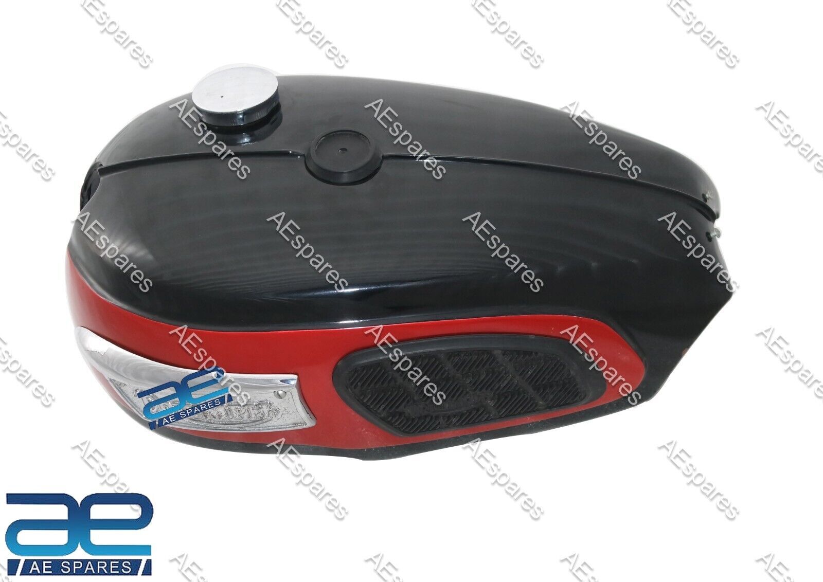 For Triumph Trophy TR25W Black & Red Fuel Gas Tank With Badge 2501969-71 