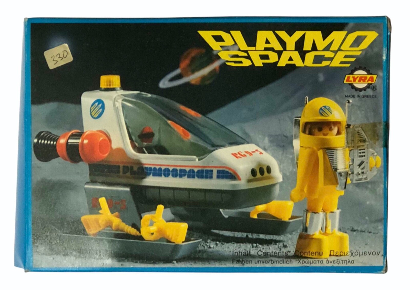 VINTAGE LYRA PLAYMOBIL PLAYMOSPACE 3509 SPACE BUGGY GREEK