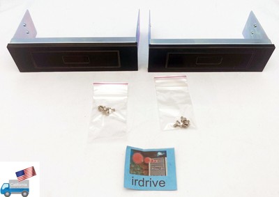 2Pack NEW Black PC Case Front Panel 5.25'' Drive Bay Face Plate Replacement Cover