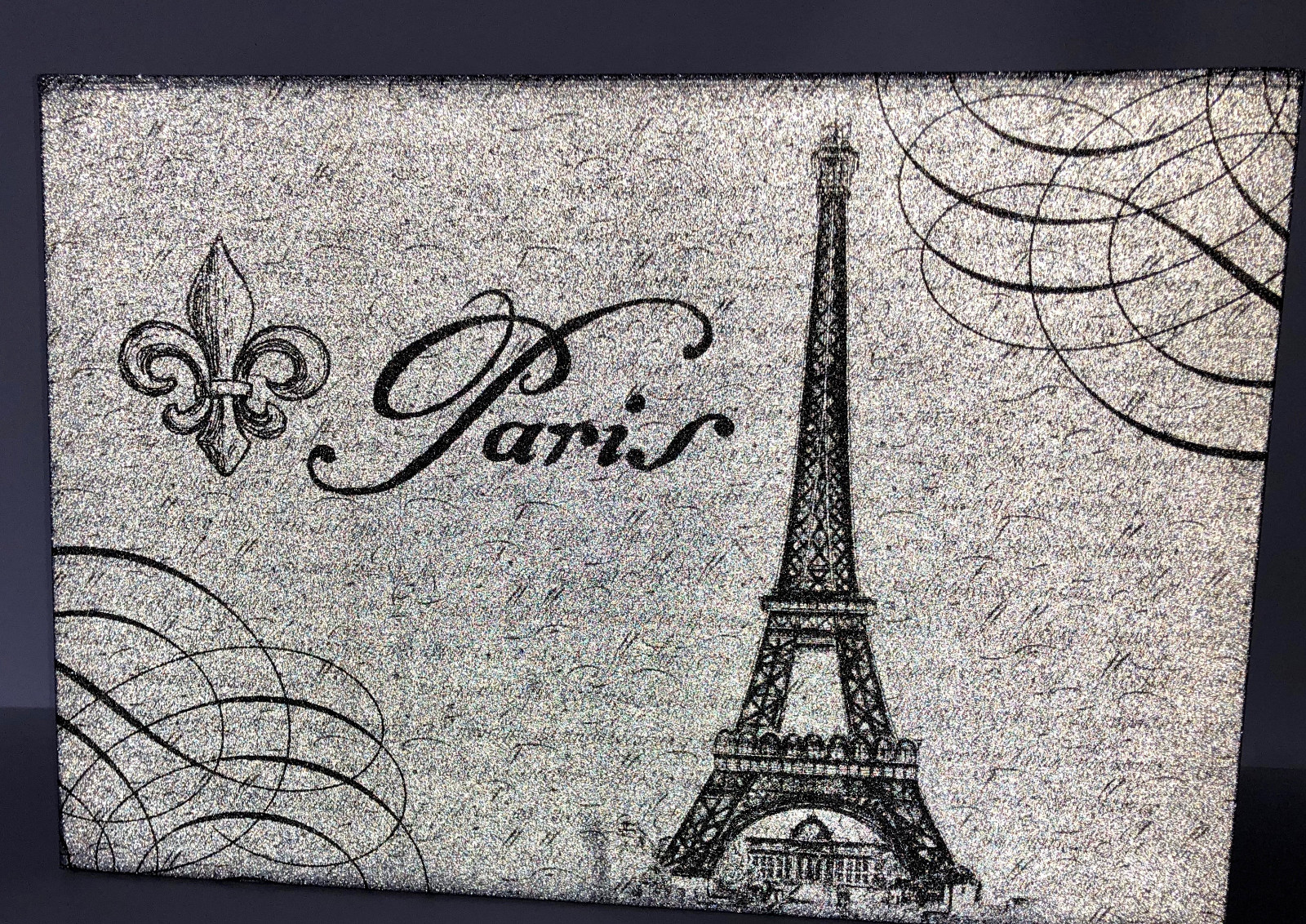 Punch Studio PARIS EIFFEL TOWER STACKING METALLIC KEEPSAKE BOXES. Set 2.GORGEOUS