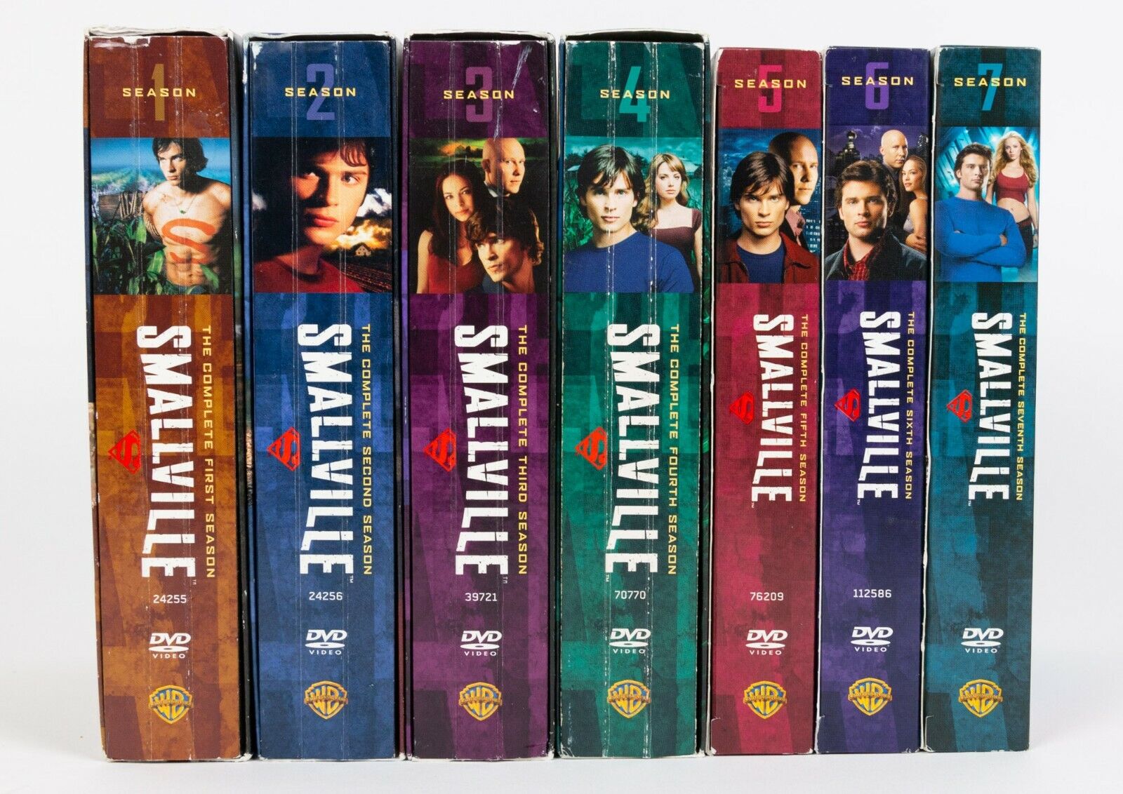 Smallville DVD Sets Complete Seasons 1 - 7 (1,2,3,4,5,6,7 Smallville DVD Sets Complete Seasons 1 - 7 (1,2,3,4,5,6,7