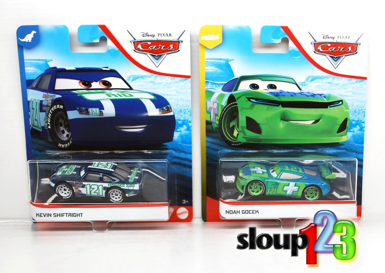 DISNEY CARS - CLUTCH AID LOT - KEVIN SHIFTRIGHT & NOAH GOCEK