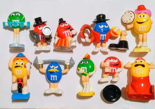 circus - M&M M&M'S CIRCUS FIGURINES SET MARS VINTAGE FIGURES COLLECTIBLES