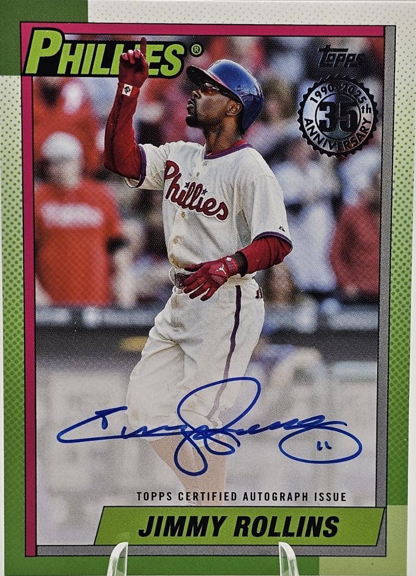 2025 Topps Series 1 - Jimmy Rollins #90A-JRO for sale | eBay