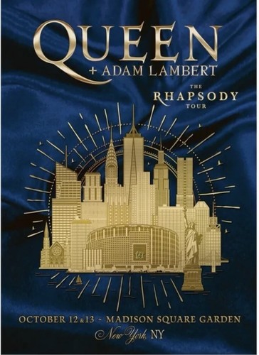 【超レア】Queen + Adam Lambert 500枚しかない限定ポスター 超レア】Queen + Adam Lambert 500枚しかない限定ポスター