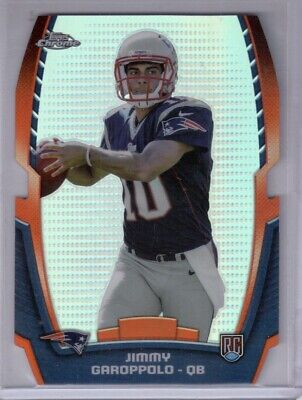 Jimmy Garoppolo 2014 Topps Chrome Die Cut Rookie Card #CRDC-JG. rookie card picture