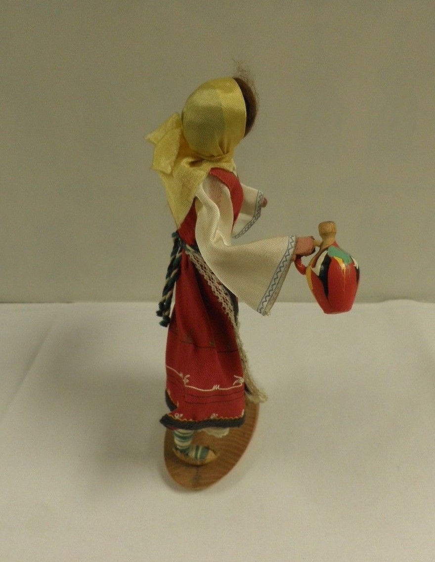 VINTAGE CUTE PAPIER-MACHE, CLOTH AND WIRE? CHARACTER? DOLL cecilian