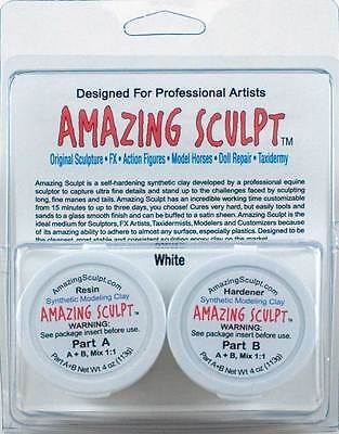 AMAZING SCULPT - White 1/4 lb Great for CMing Breyers, Custom Resins, Originals