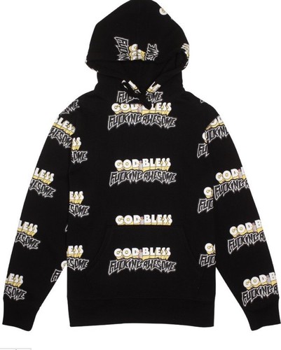 トップス Fucking Awesome Godbless Fuckingawesome FA Skate Hoodie God Bless Black M New | eBay