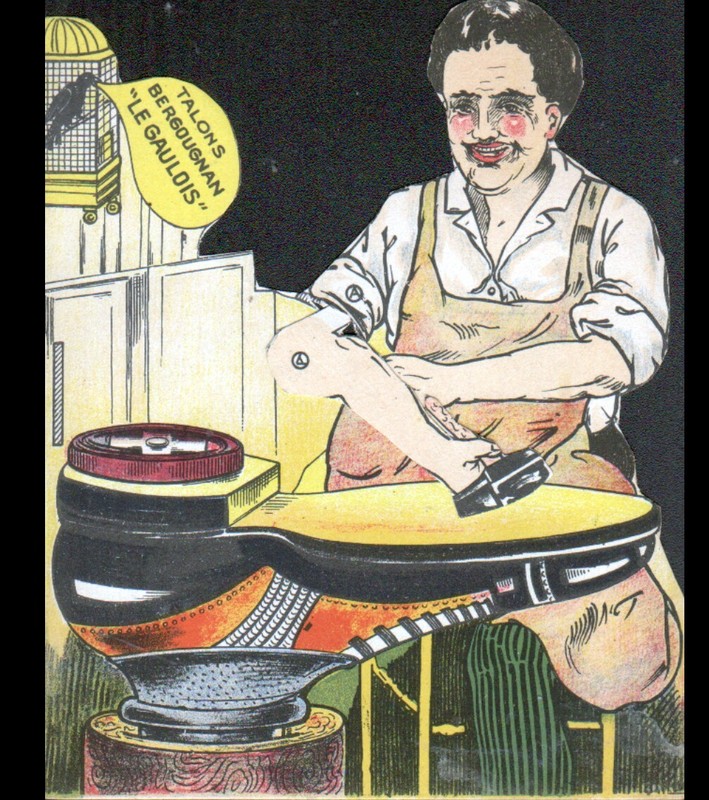 Clermont-Ferrand (63) Cartonnage ArticulÃ© Cordonnier / Bergougnan Le Gaulois