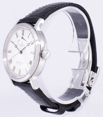 Pre-owned Orient Star Power Reserve Leather Automatic Japan Made Re-au0002s00b Mens Watch
