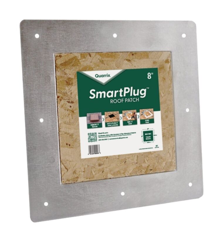 Smart Plug Roof Patch 99008 Quarrix Smart Plug 99008 081204990083 Steel & OSB