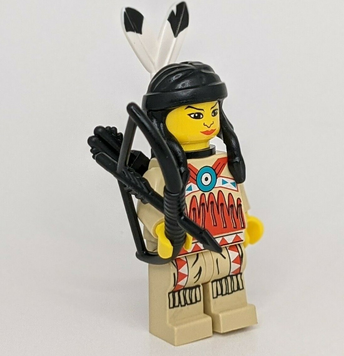 【ok】minifigco湾岸戦争ミニフィグ LEGO Western Indian Minifigure Minifig Native American bow
