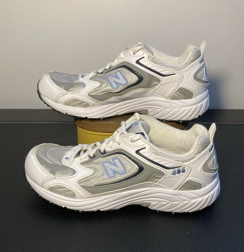 New Balance 406 Women's White Gray Running Shoes Size 8 B | eBay
